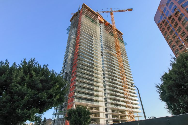 Exterior of "The Landmark," at 11750 West Wilshire Boulevard, in West