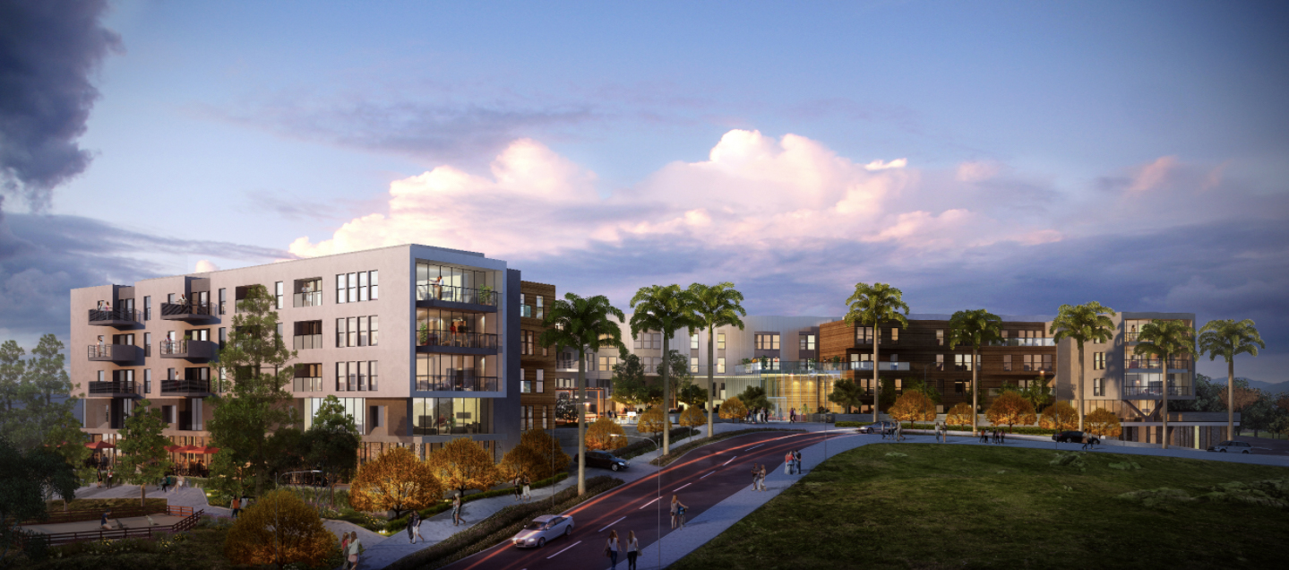 235 North Hoover Street in Rampart Village. Rendering by Carrier Johnson + CULTURE.