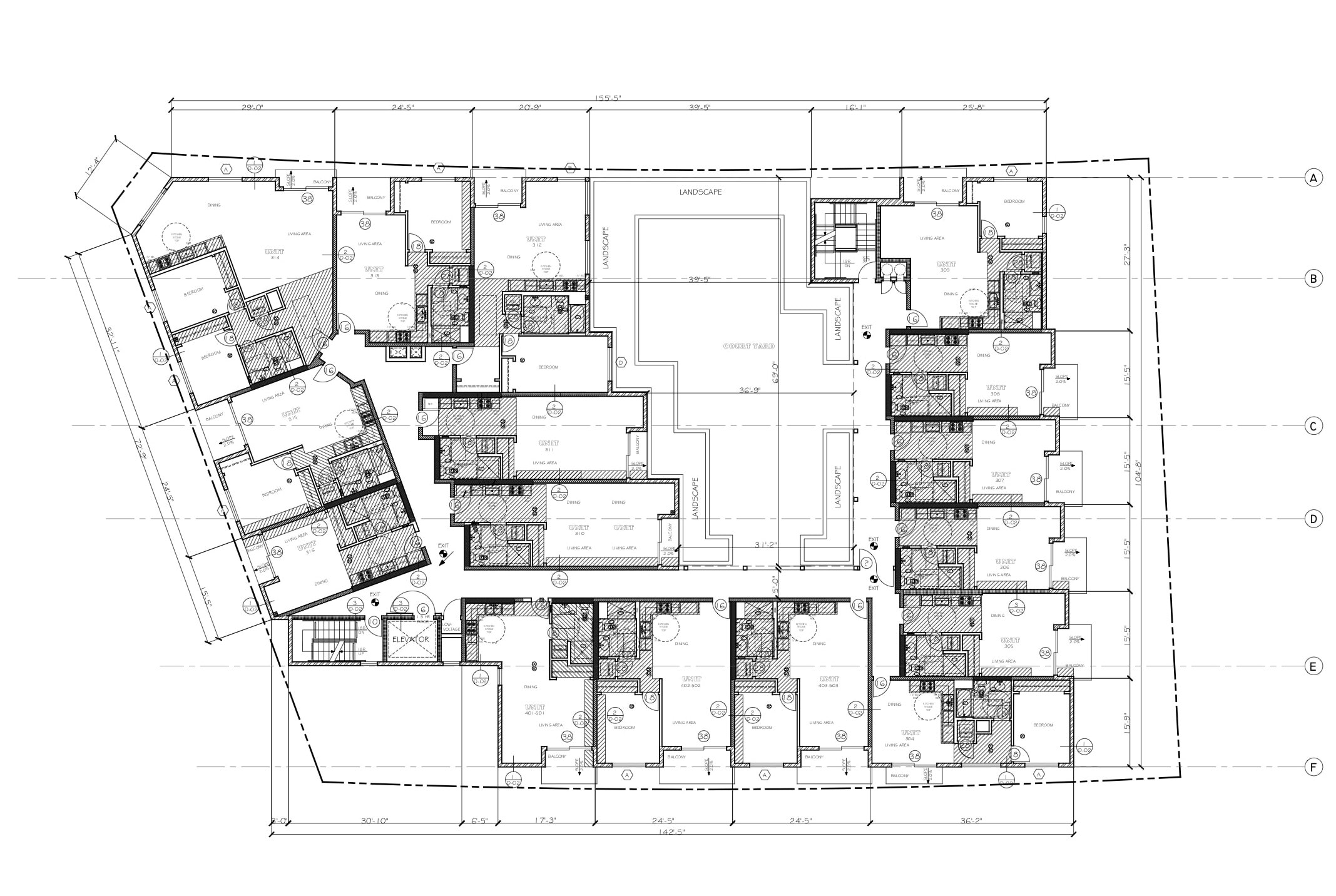 3600 Stocker Street Third Floor Plan