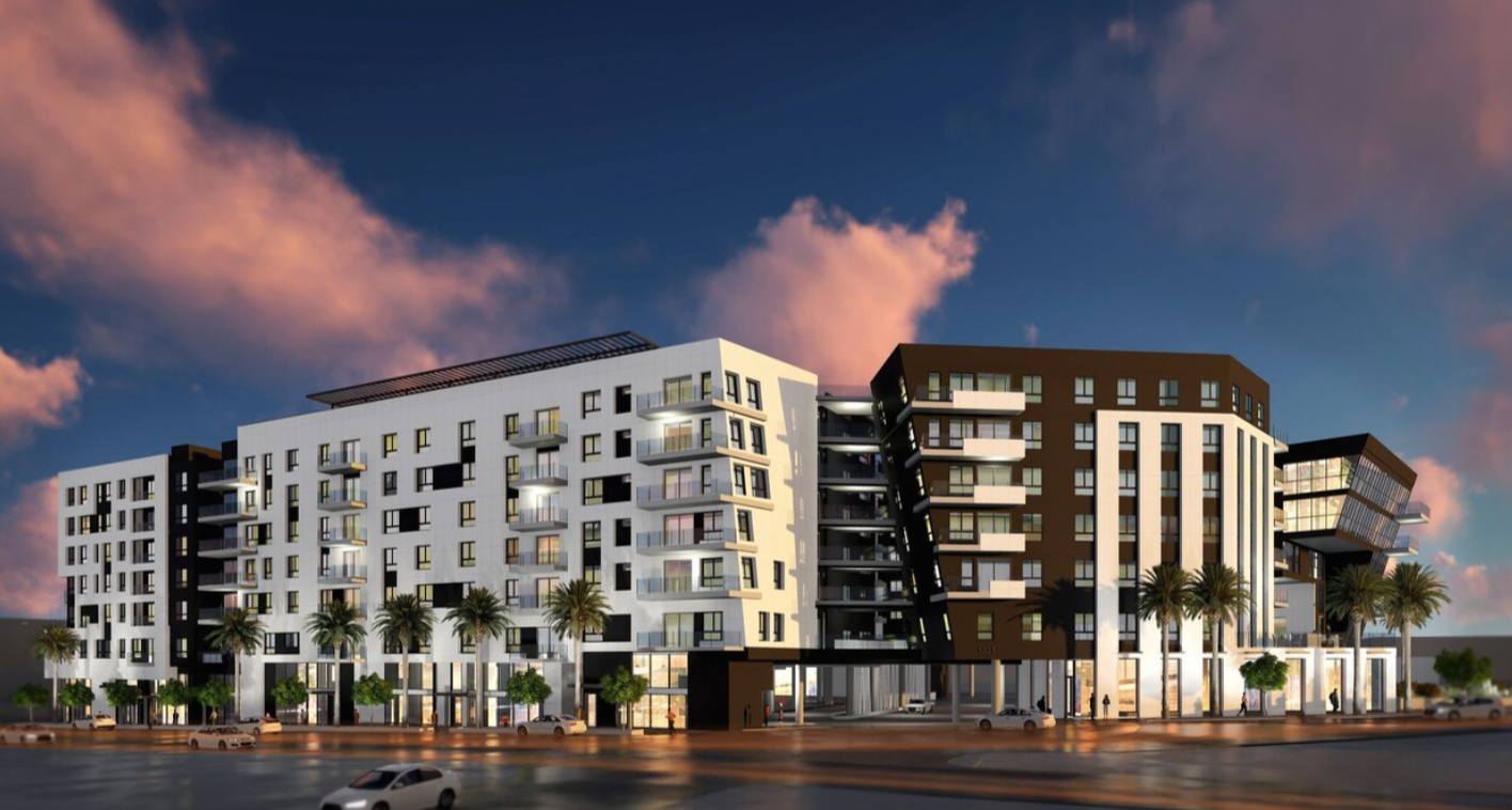 1331 North Cahuenga Boulevard. Rendering by Nadel Architects.