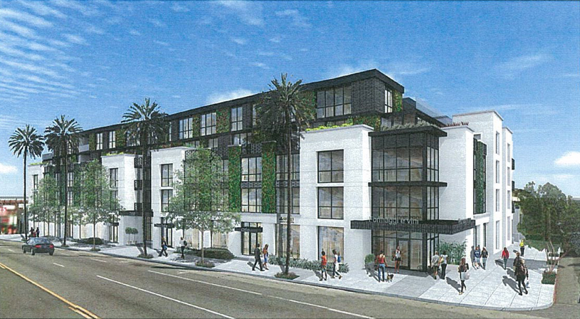 7500 and 7550 Sunset Boulevard. Rendering via KFA Architecture. 