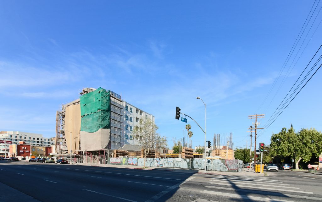 Construction Wrapping Up for 838 La Brea Avenue, in MidWilshire, Los