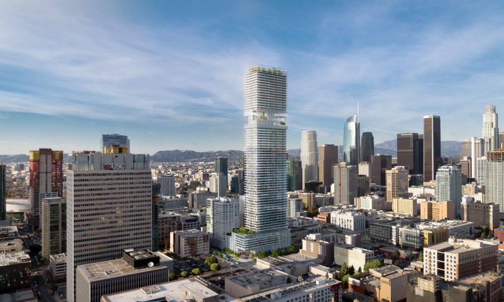 70-Story Residential Tower Approved At 1045 South Olive Street In ...