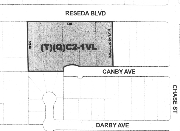 8350 North Reseda Boulevard. Rendering via Meritage Homes.