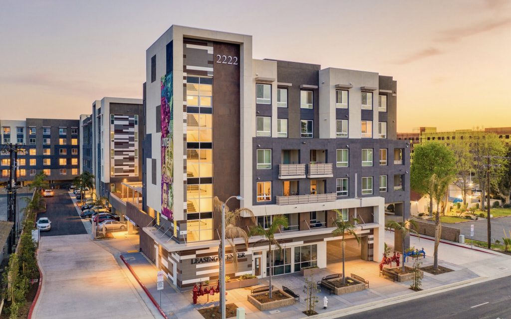 Senior Housing Project Nears Completion At 2222 East 1st Street, Santa Ana