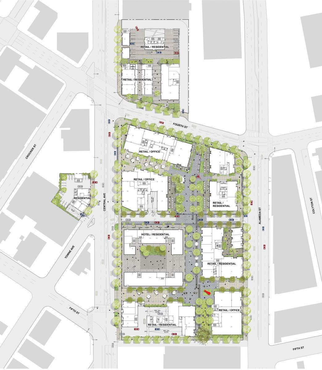 Fourth & Central Site Plan