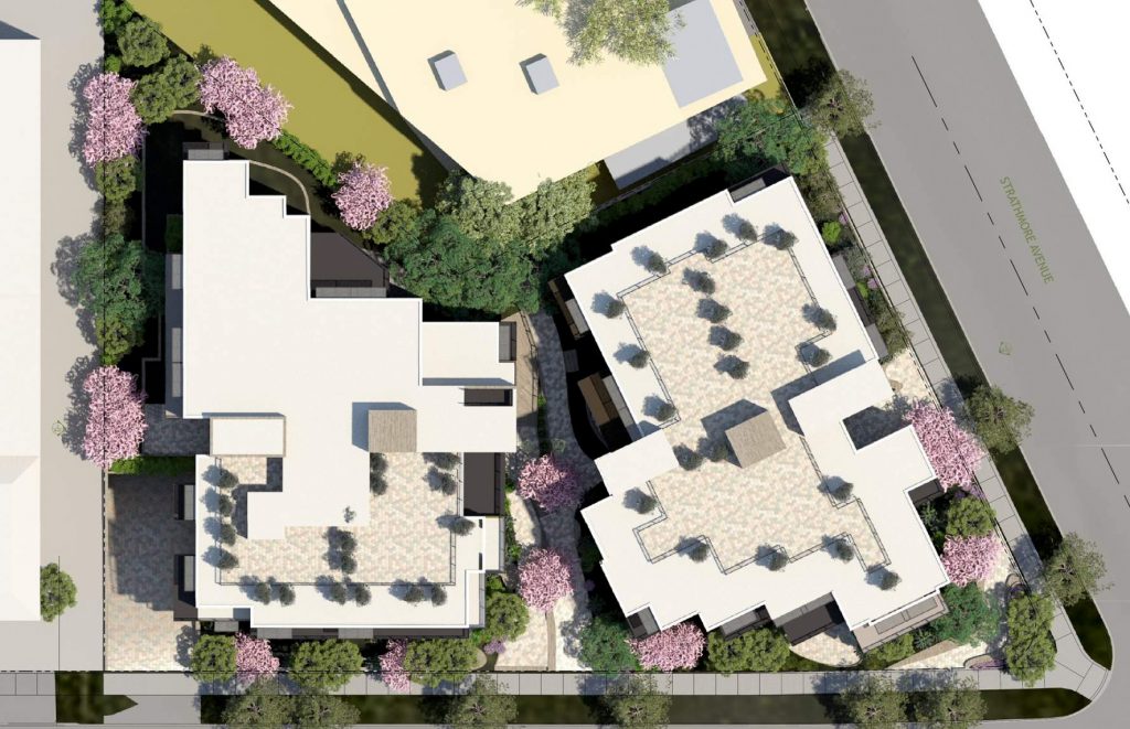 10923 West Strathmore Drive Reaches Full Height, in Westwood LA YIMBY