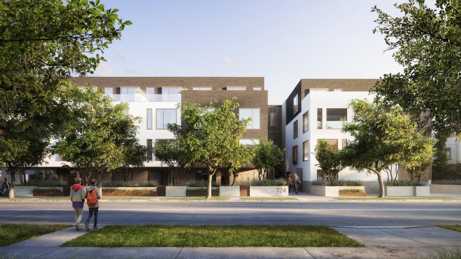 Construction Wrapped Up For Houses At 724 North Croft Avenue, Beverly