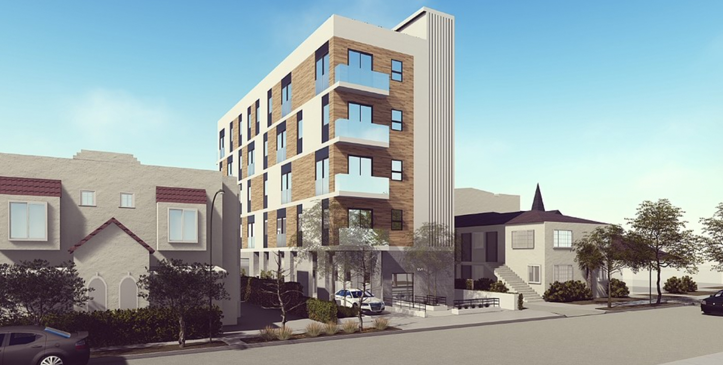 954 South Catalina Street. Rendering by Holtz Architecture. 