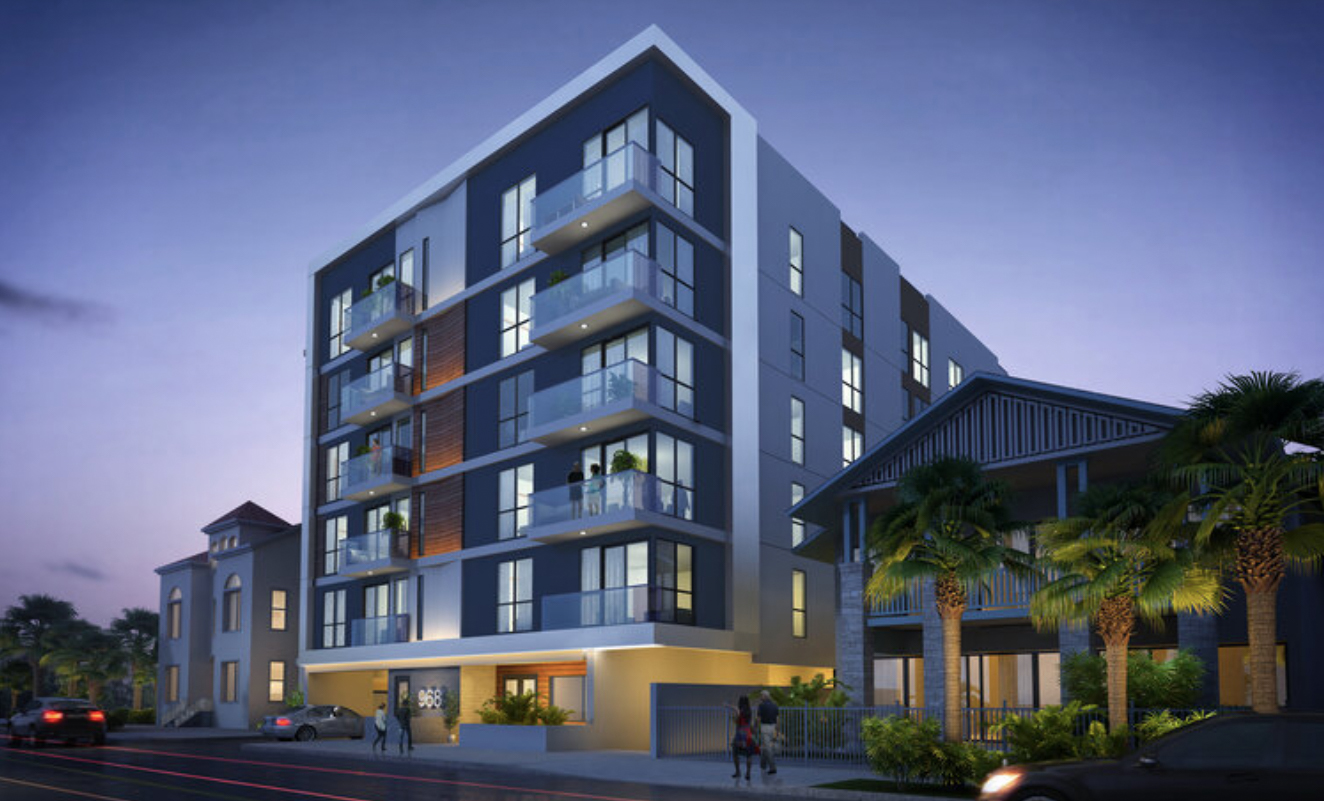970 South Fedora Street. Rendering by DFH Architects.