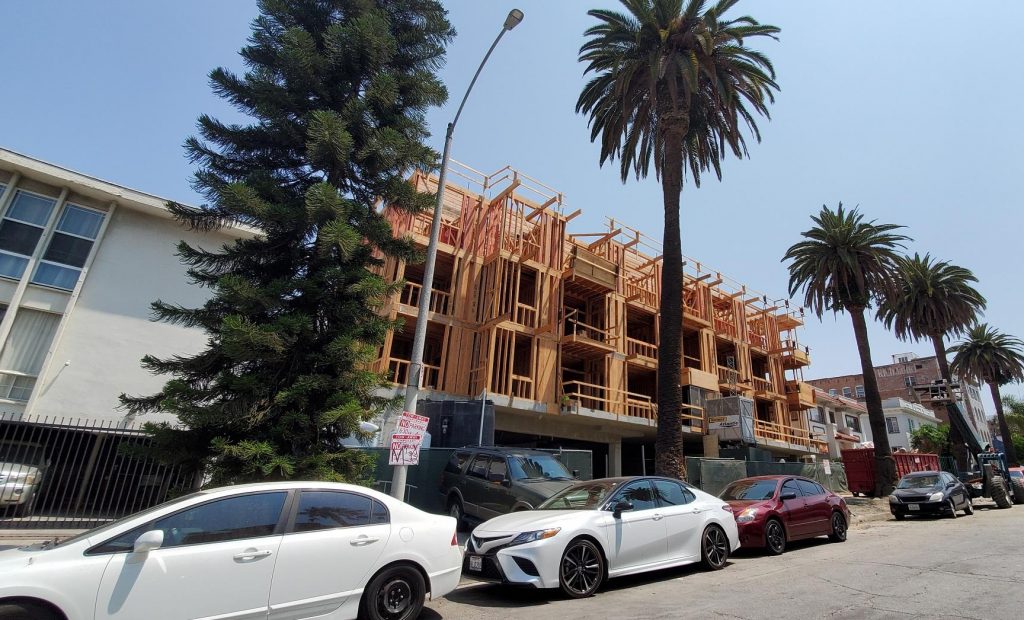 Residential Complex Rising At 2847 Leeward Avenue In Westlake, Los Angeles