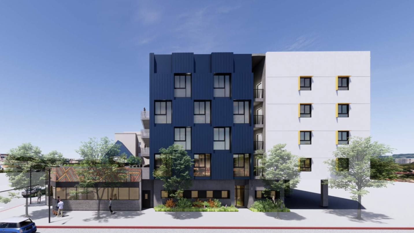 751 South Valencia Street. Rendering by Tighe Architecture. 