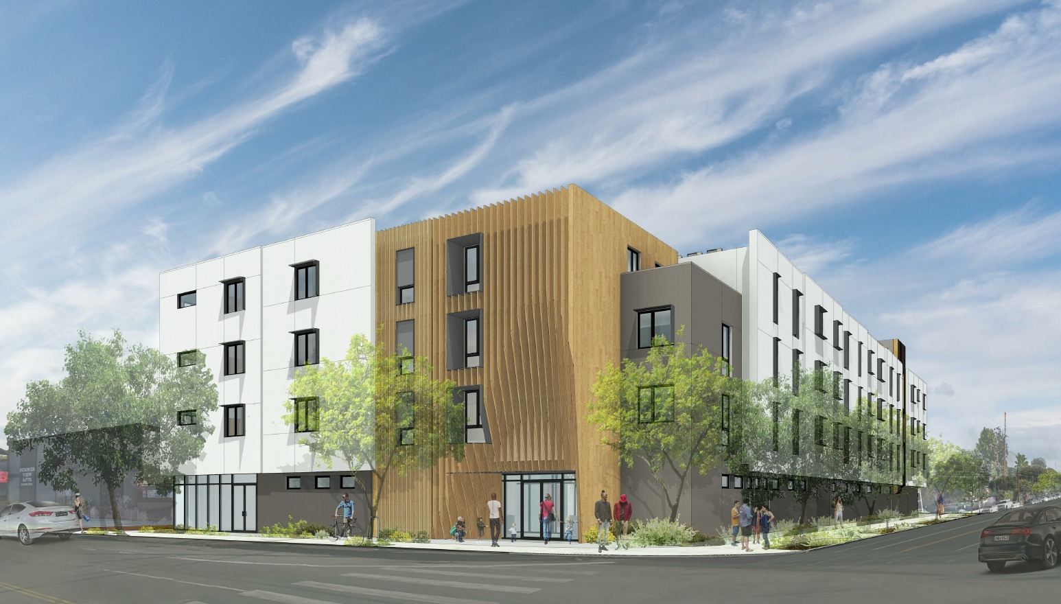 9502 Van Nuys Boulevard. Rendering by FSY Architects. 
