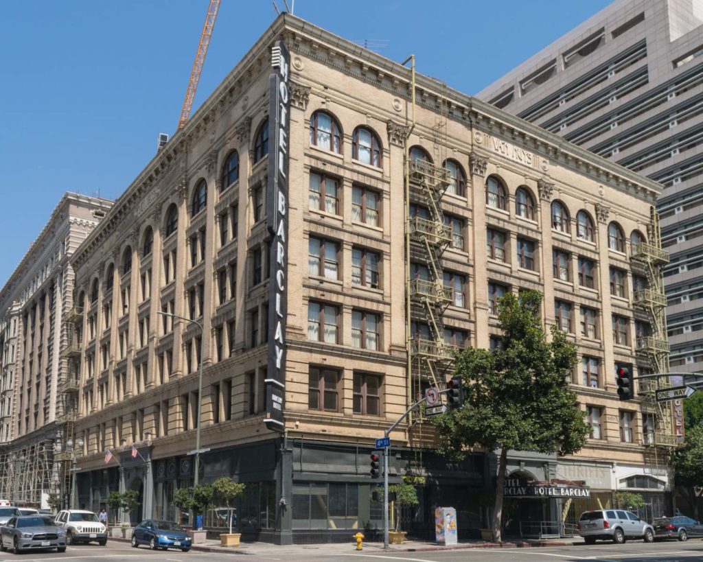 Barclay Hotel Rededicated As SRO Housing In Downtown Los Angeles