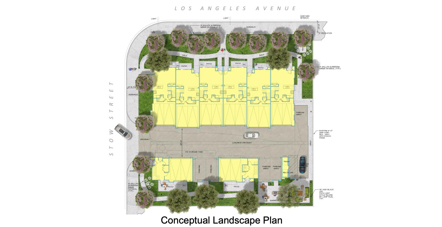 Los Angeles and Stow Streets. Rendering via City of Simi Valley. 