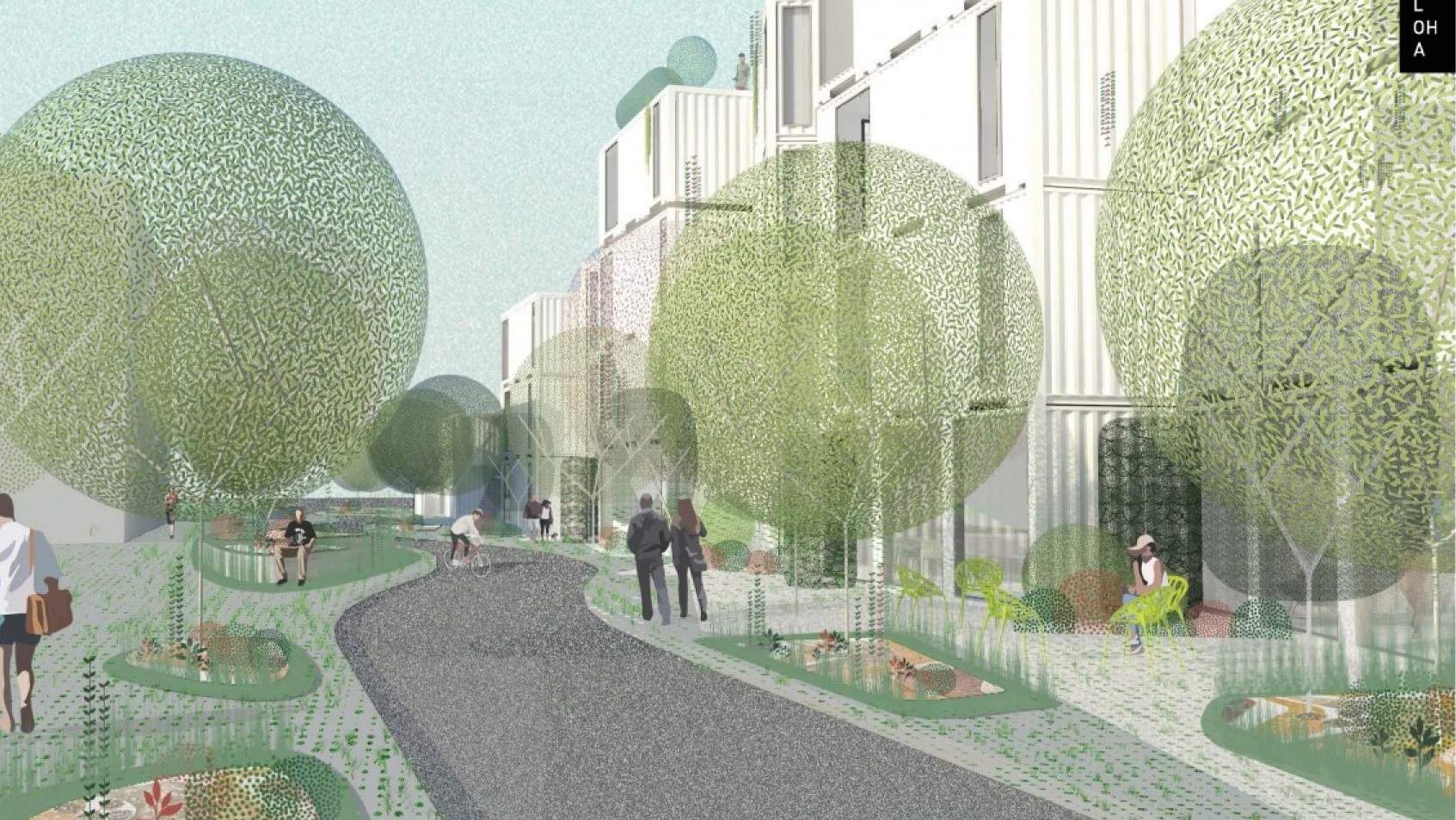 Isla Intersections Supportive Housing Rendering
