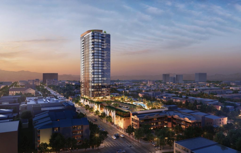 Apartment Tower Planned At 1050 La Cienega Boulevard In Carthay Square