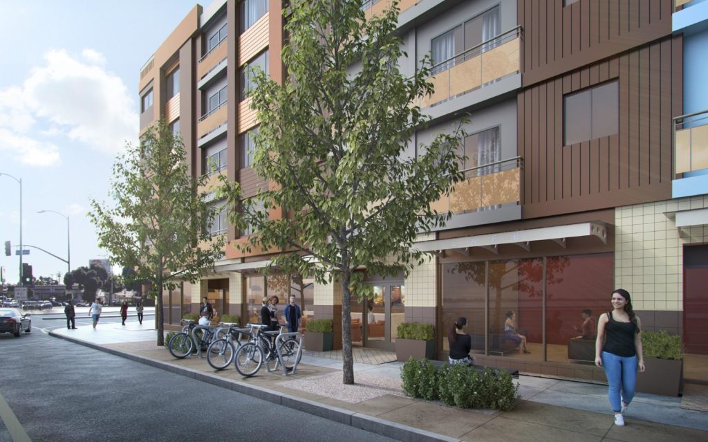 Apartment Building Rises At 11701 Gateway Boulevard In Sawtelle, Los