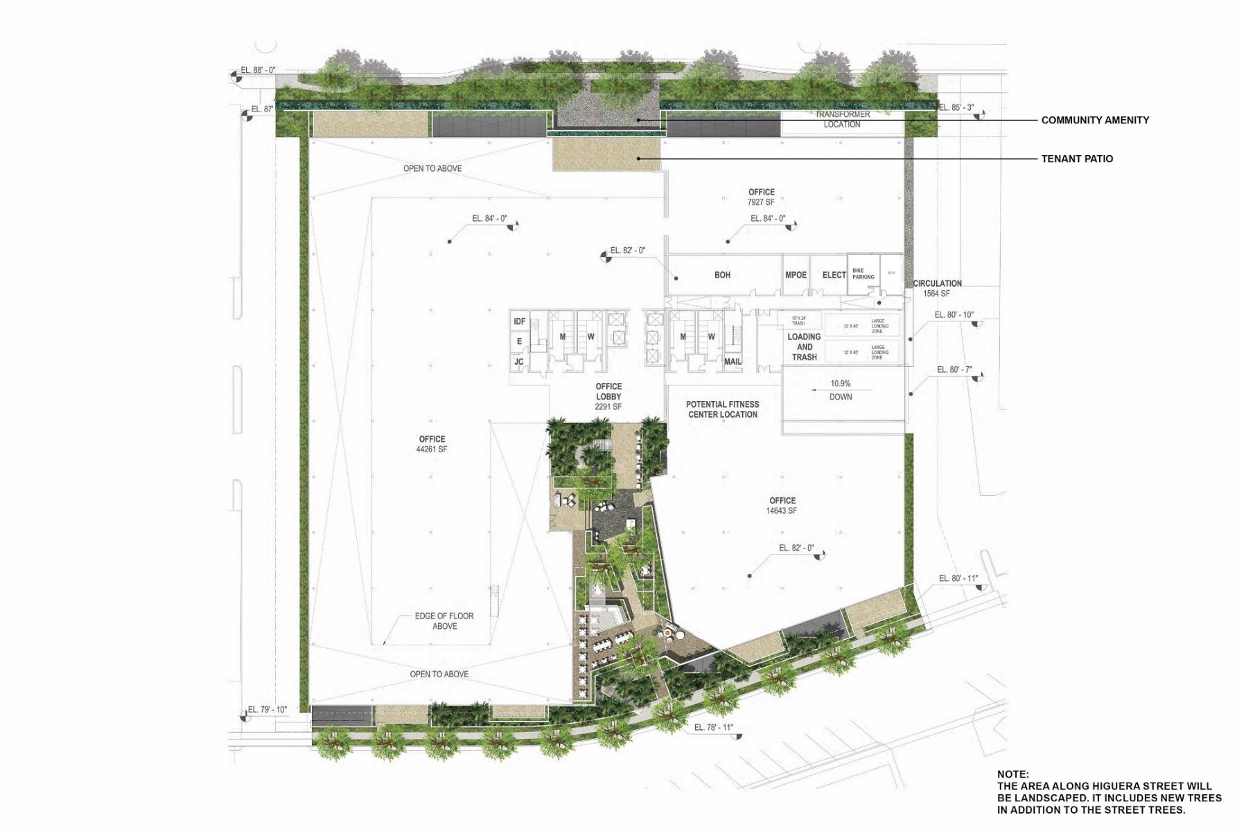 8631-8635 Hayden Place Landscape Plan