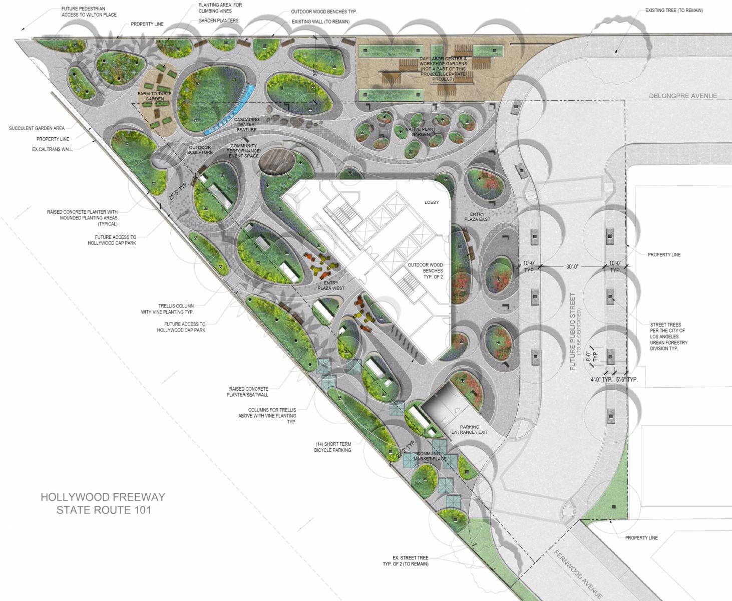 Skyvillage Hollywood Landscape Plan