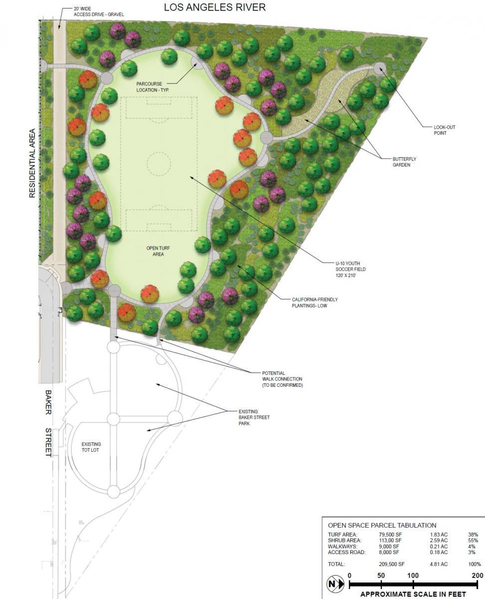 701-712 West Baker Street Proposed Green Space