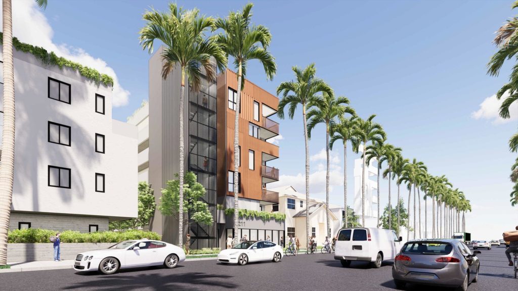 Renderings For Affordable Housing At 1215 19th Street In Santa Monica