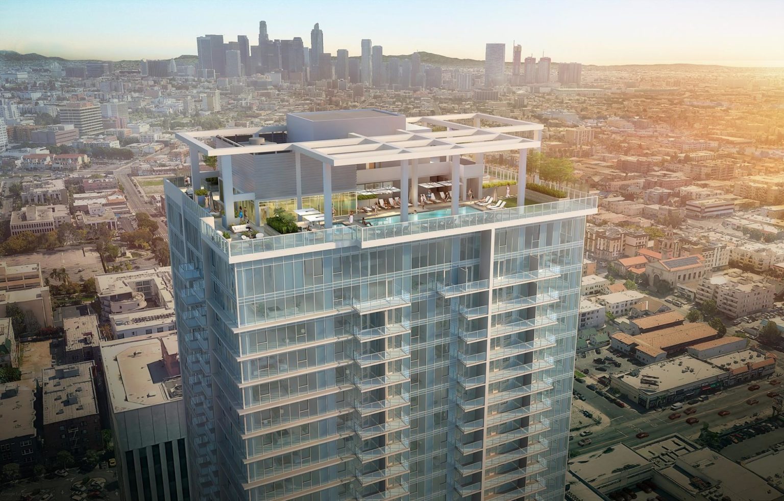 Glass Exterior Shapes Apartment Tower At 696 New Hampshire Avenue