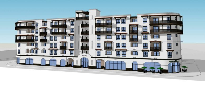 Mixed-Use Rising At 6055 West Pico Boulevard in Carthay