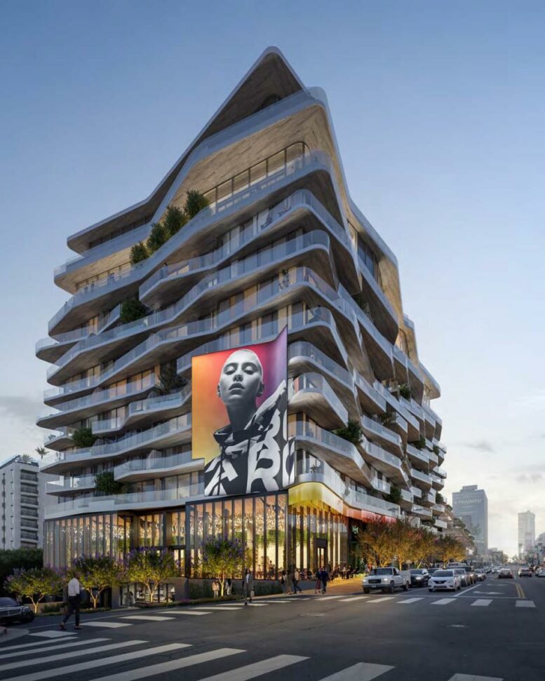 8850 Sunset Boulevard Rendering