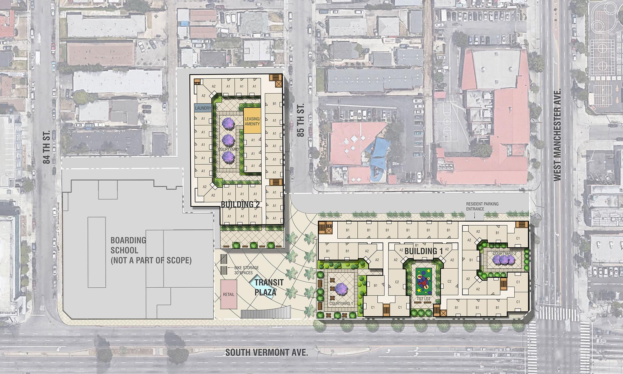 Site Plan, Vermont Manchester Development