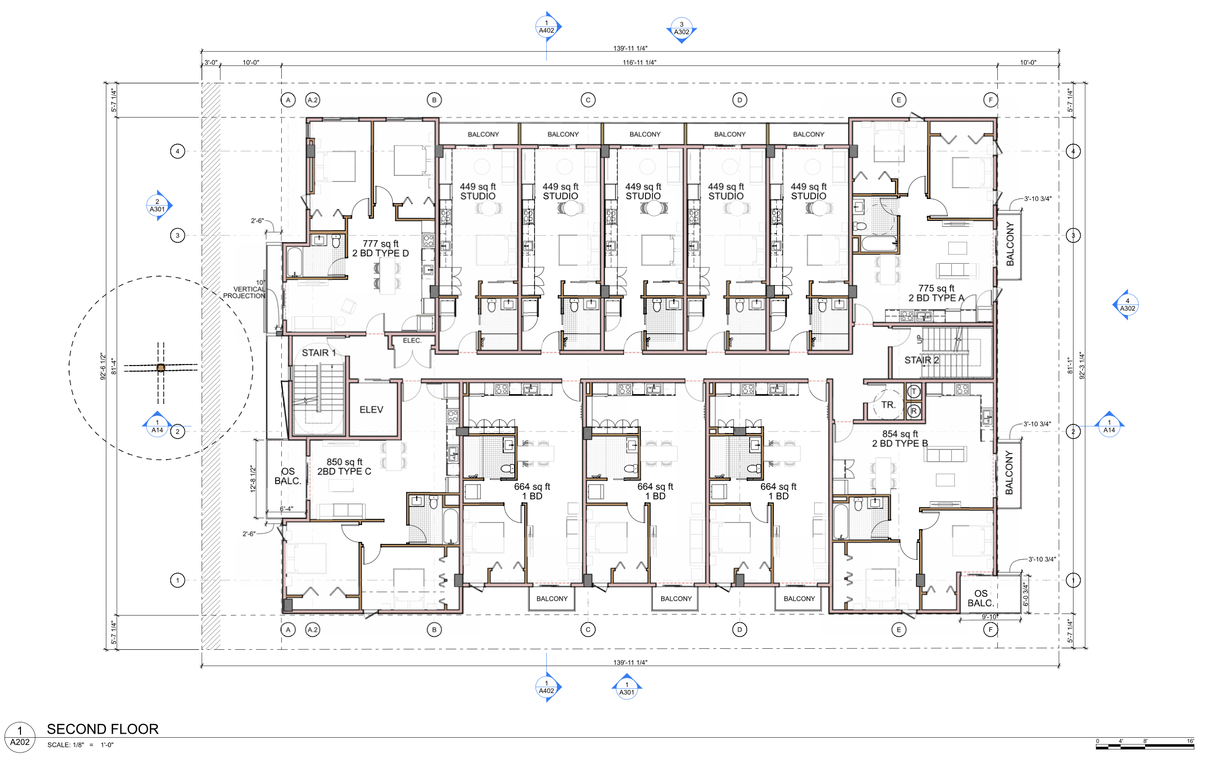 6100 Hazeltine Avenue Second Floor Plan