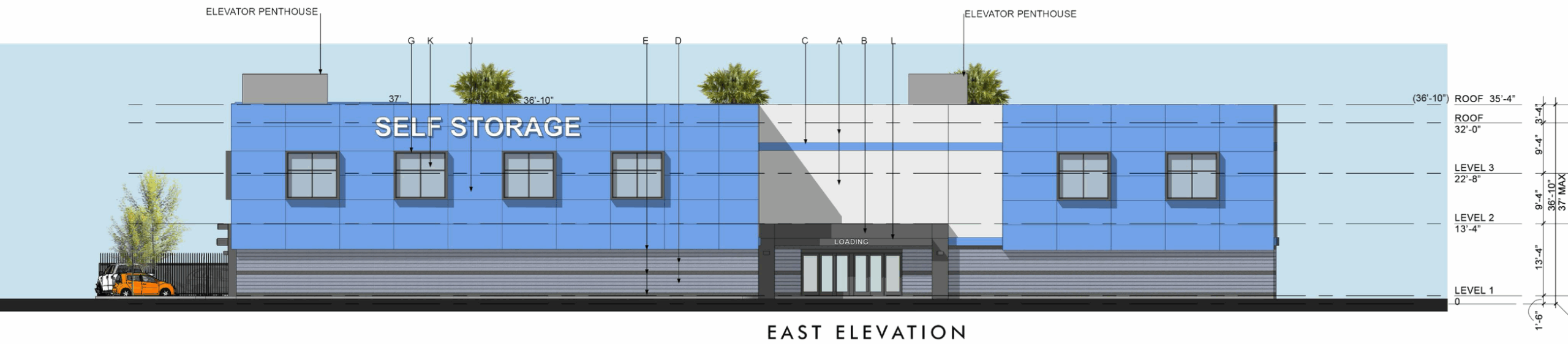 8144 Haskell Avenue East Elevation
