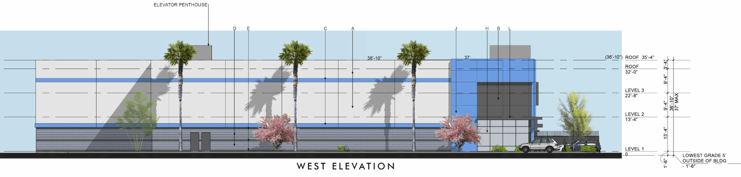 8144 Haskell Avenue West Elevation