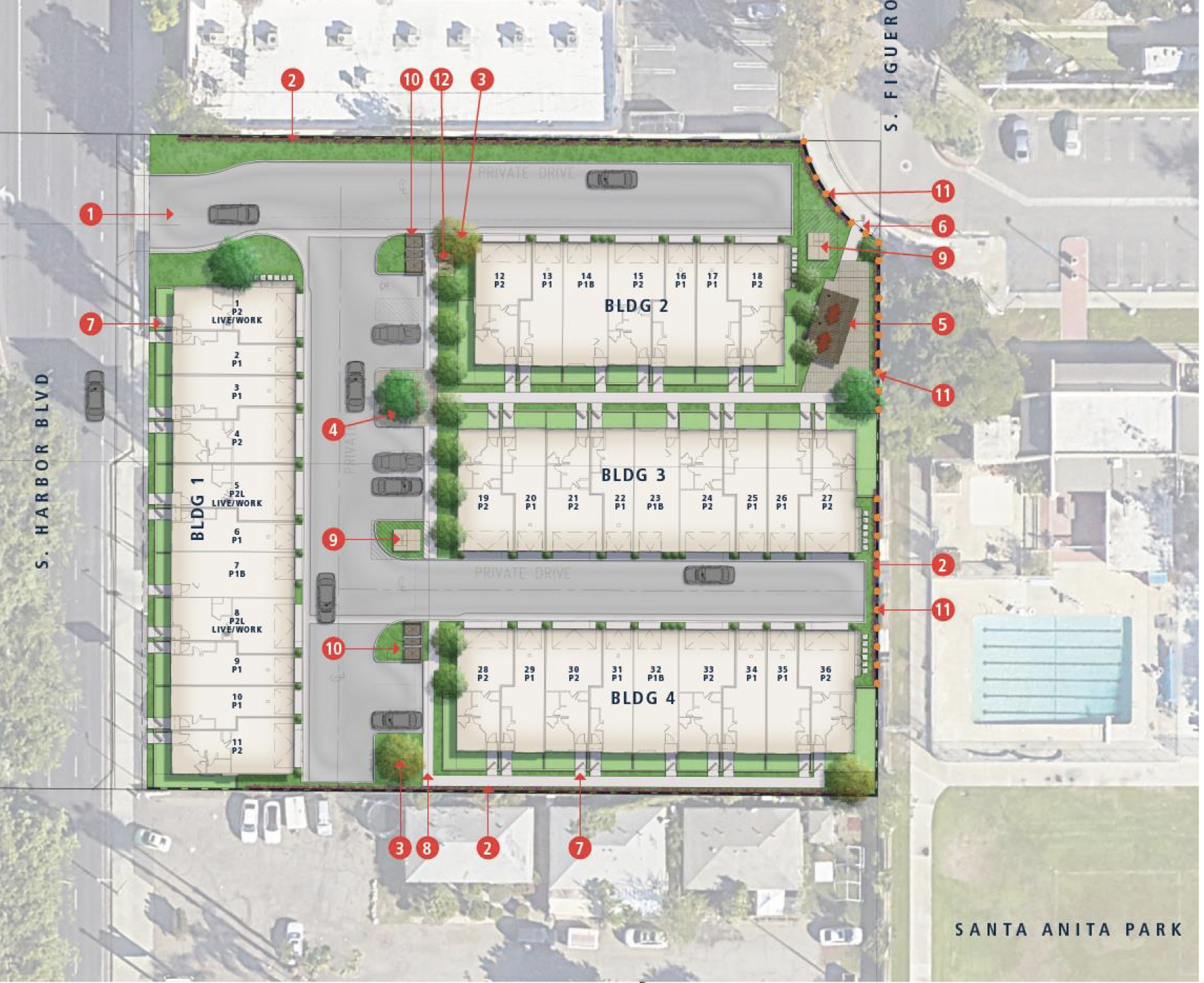 125 South Harbor Boulevard Site Plan