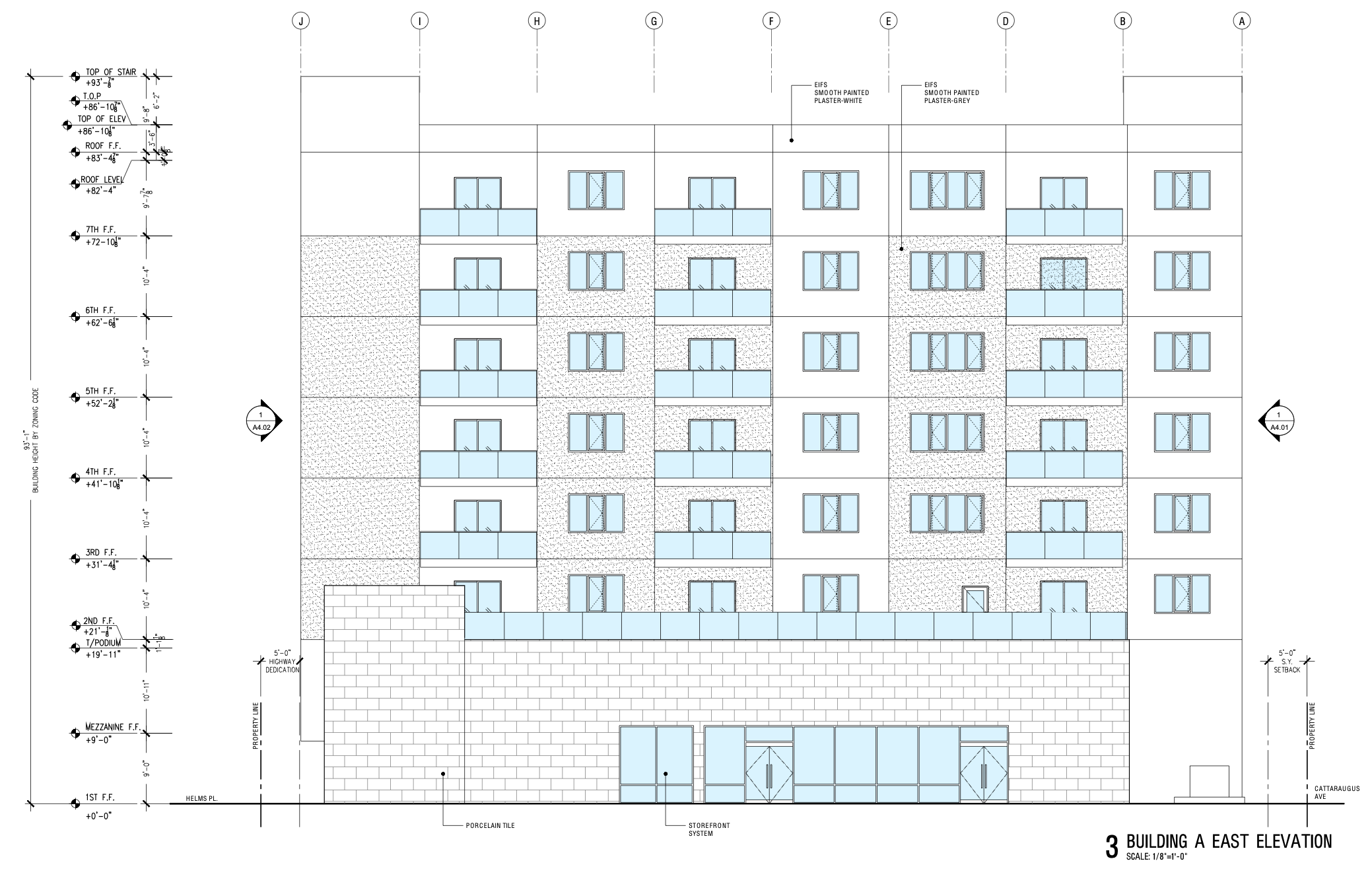 2908 South Robertson Place Building A East Elevation