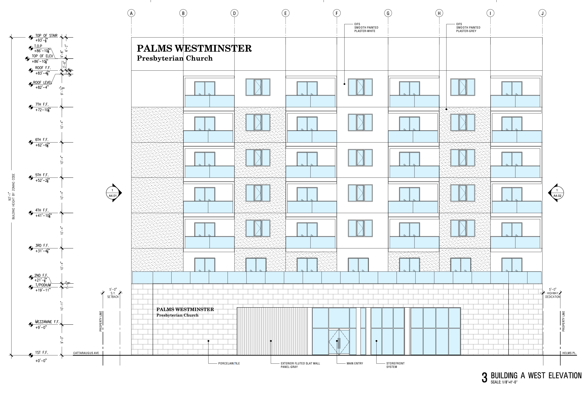 2908 South Robertson Place Building A West Elevation