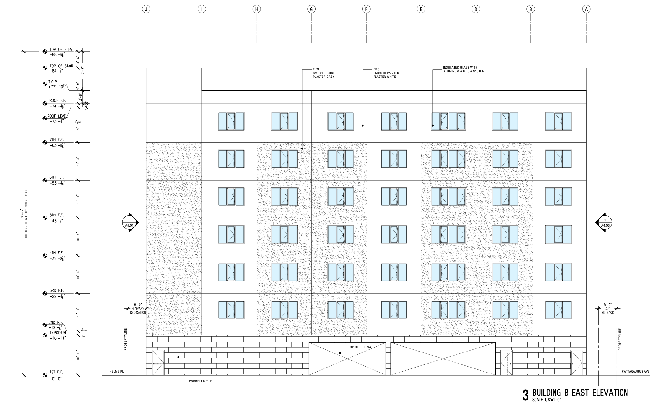 2908 South Robertson Place Building B East Elevation