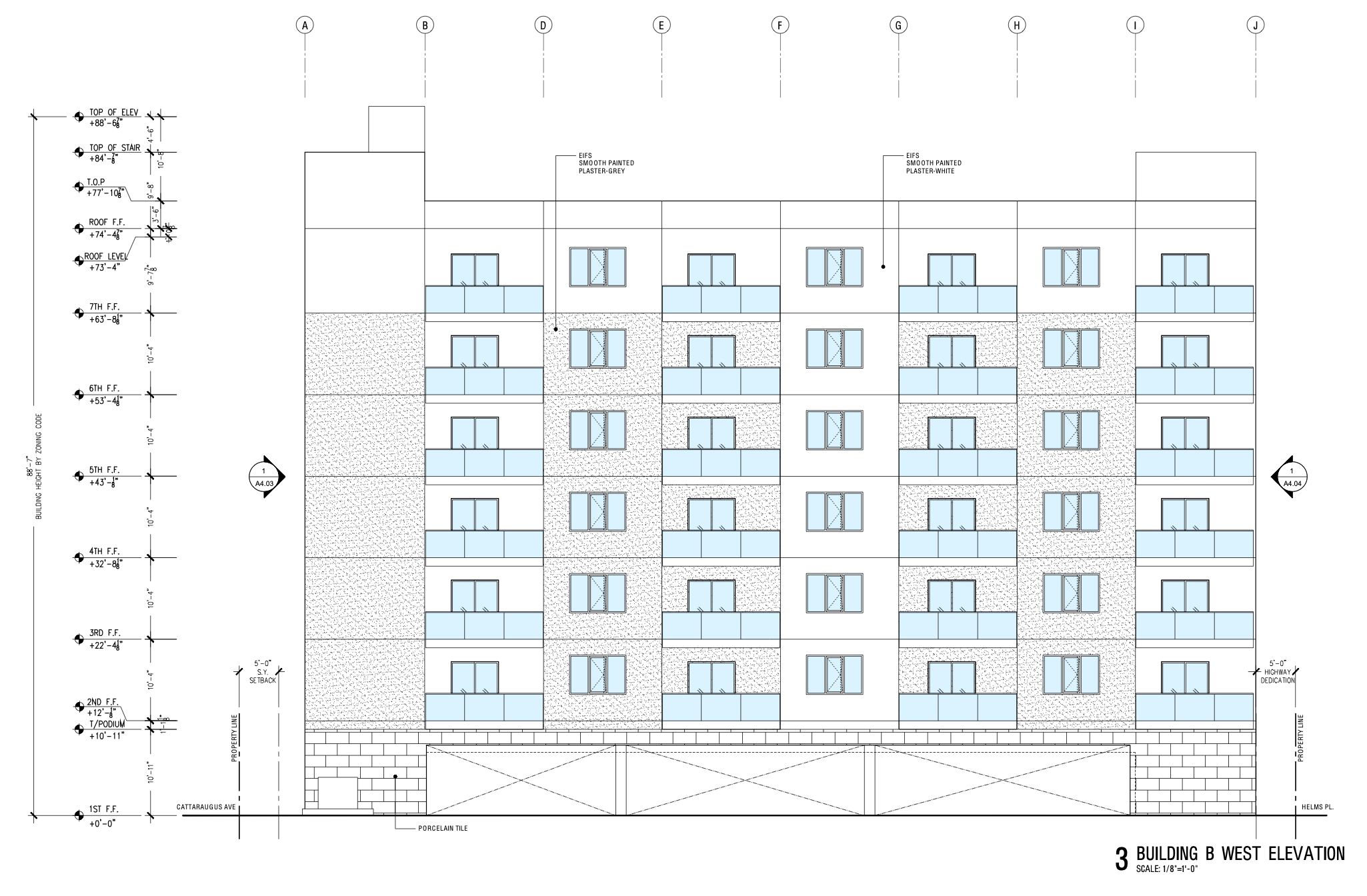 2908 South Robertson Place Building B West Elevation