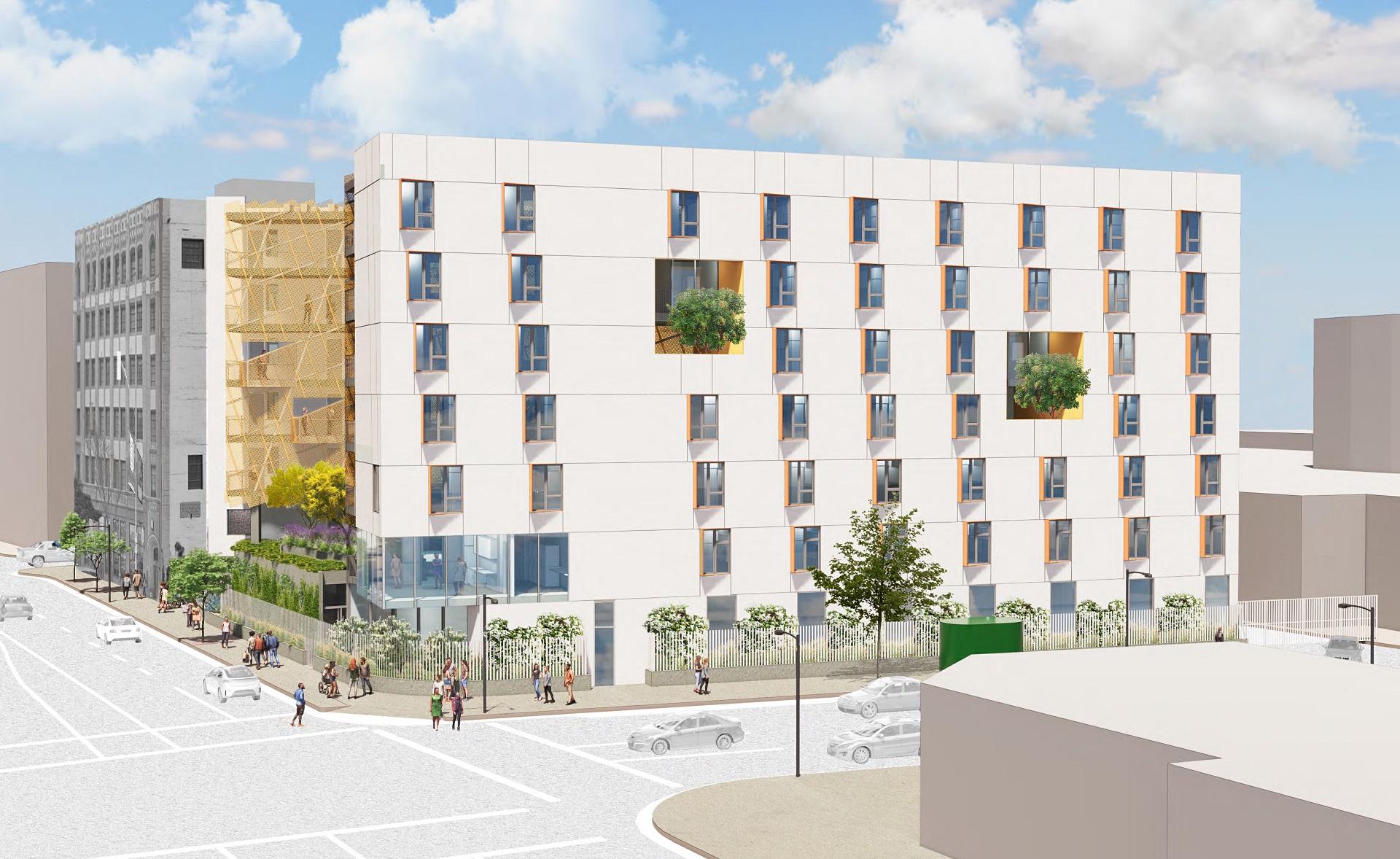 501 East 5th Street Facade