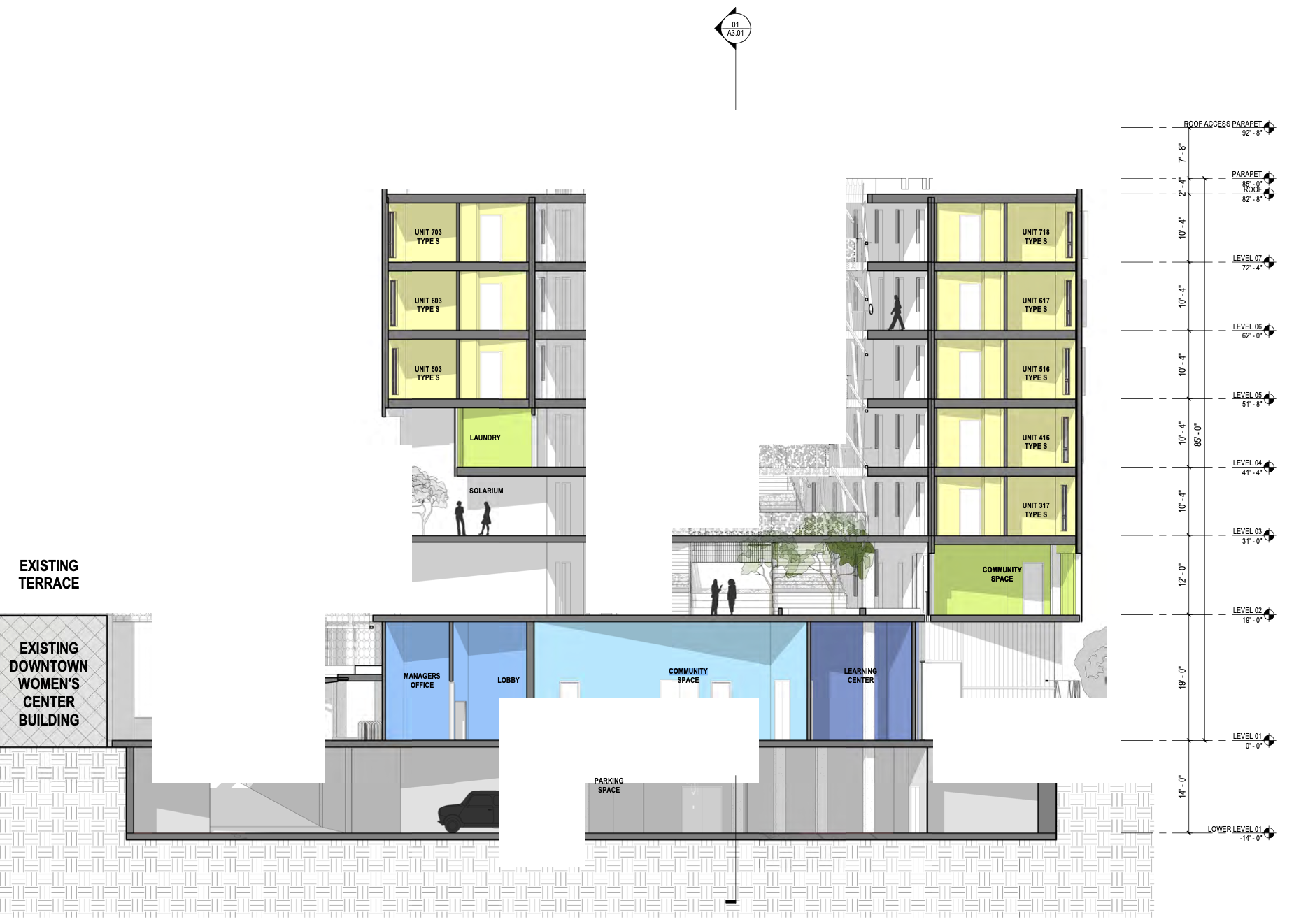 501 East 5th Street Section