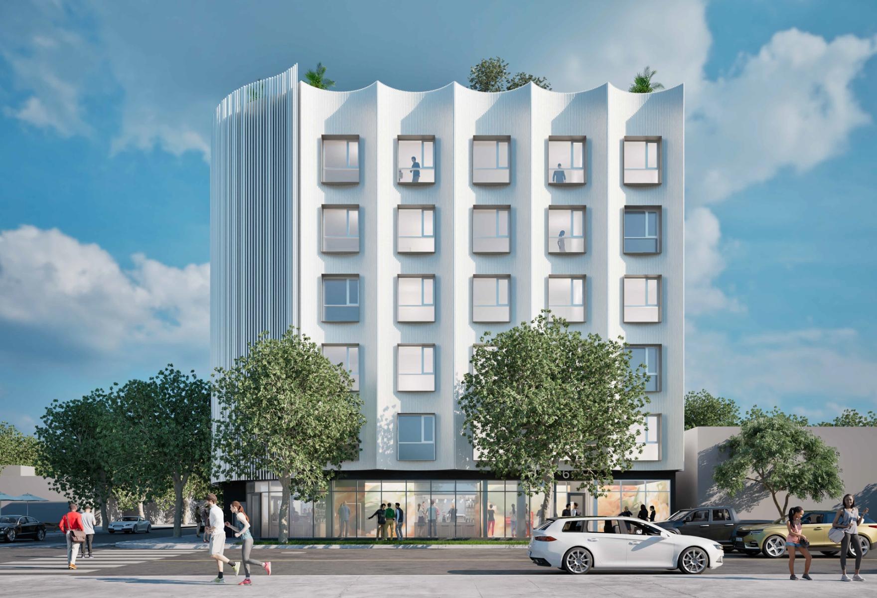 6727 Melrose Avenue Facade