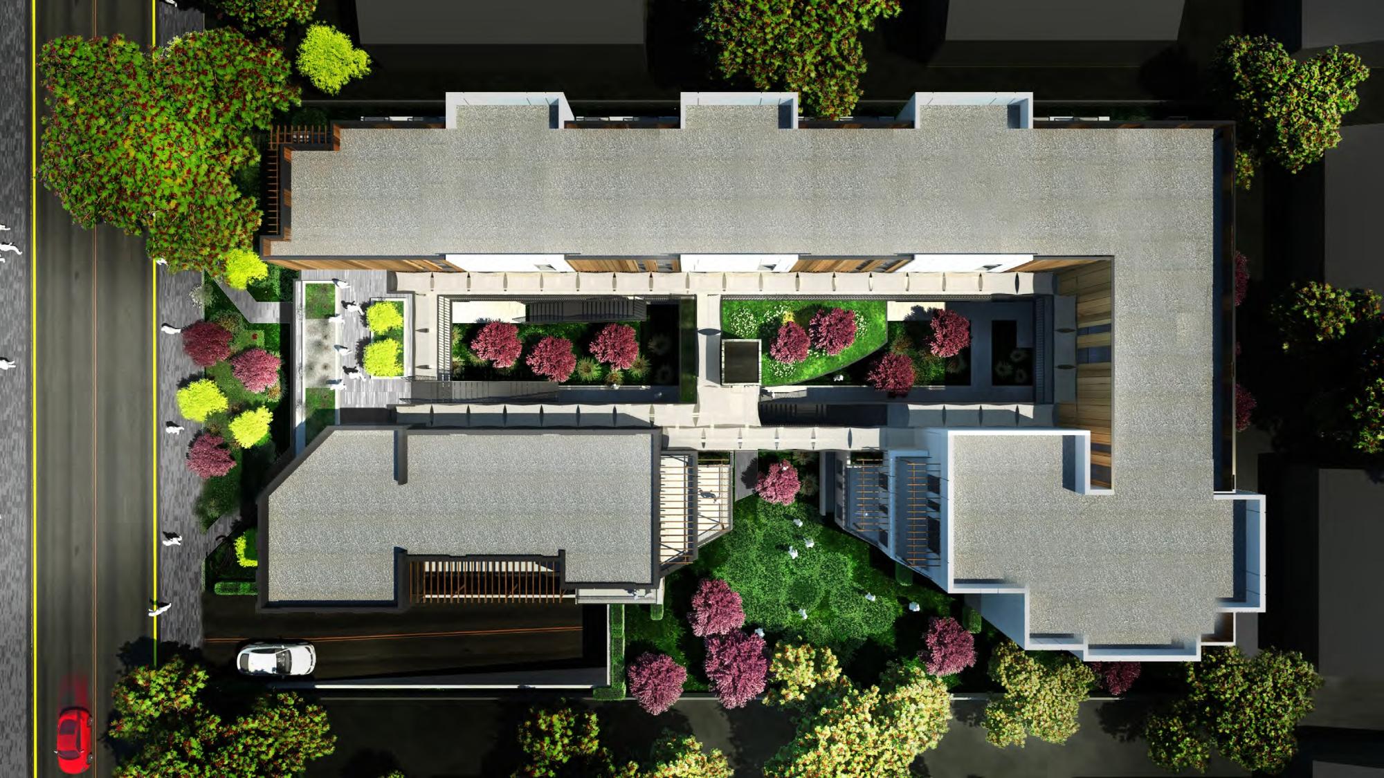 810 North Marengo Avenue Aerial View