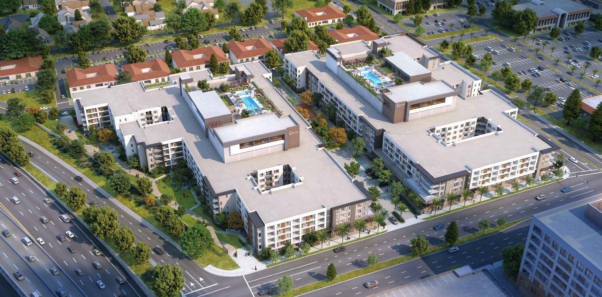 1801 East 4th Street Aerial View