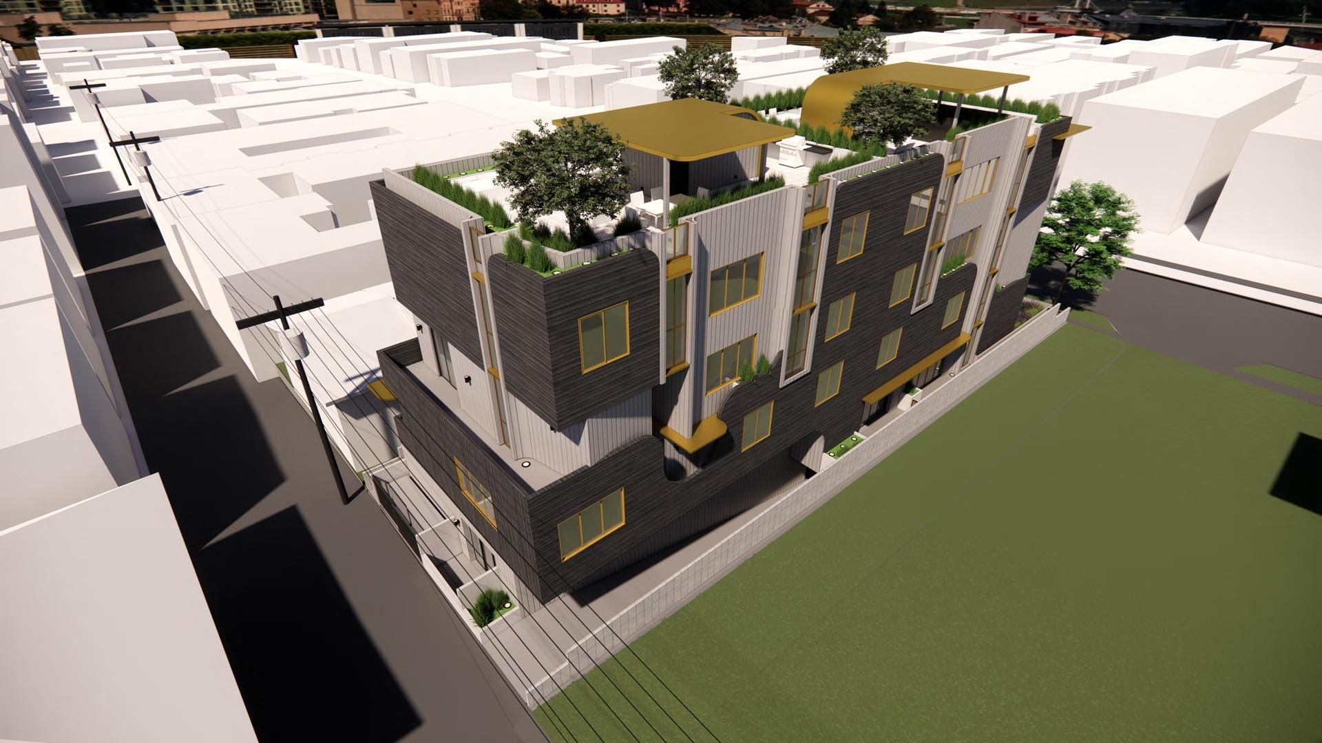 817 16th Street Aerial View