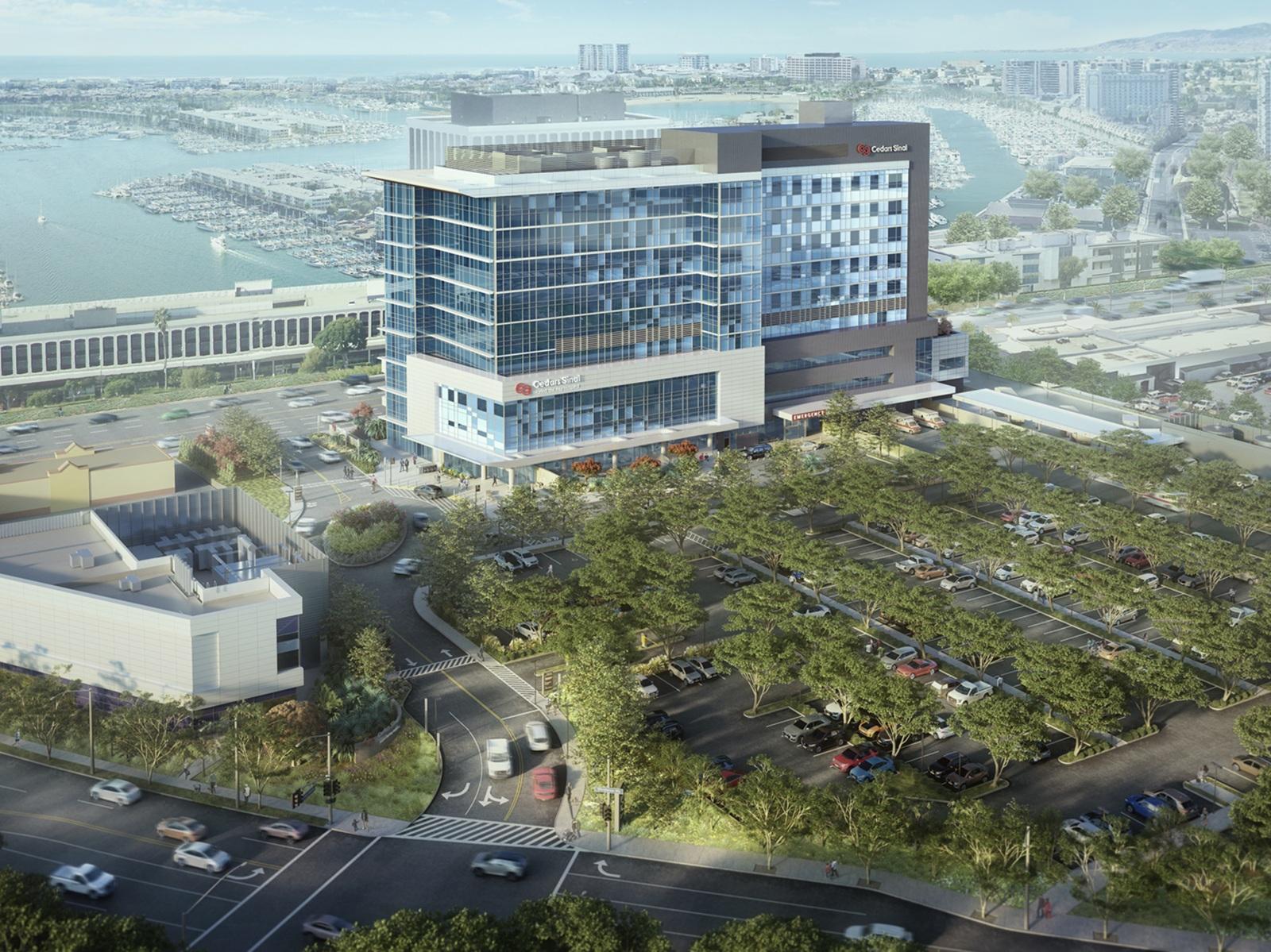 Cedars-Sinai Hospital Aerial View