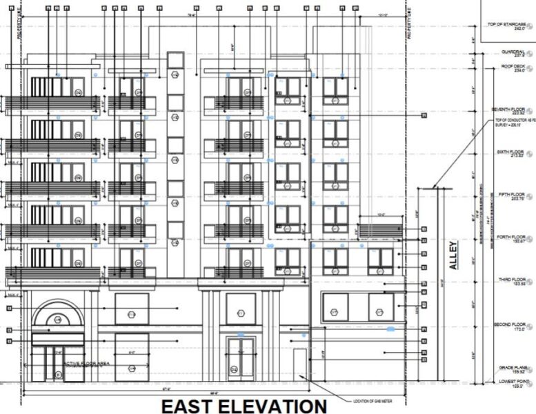 11601 West Pico Boulevard East Elevation