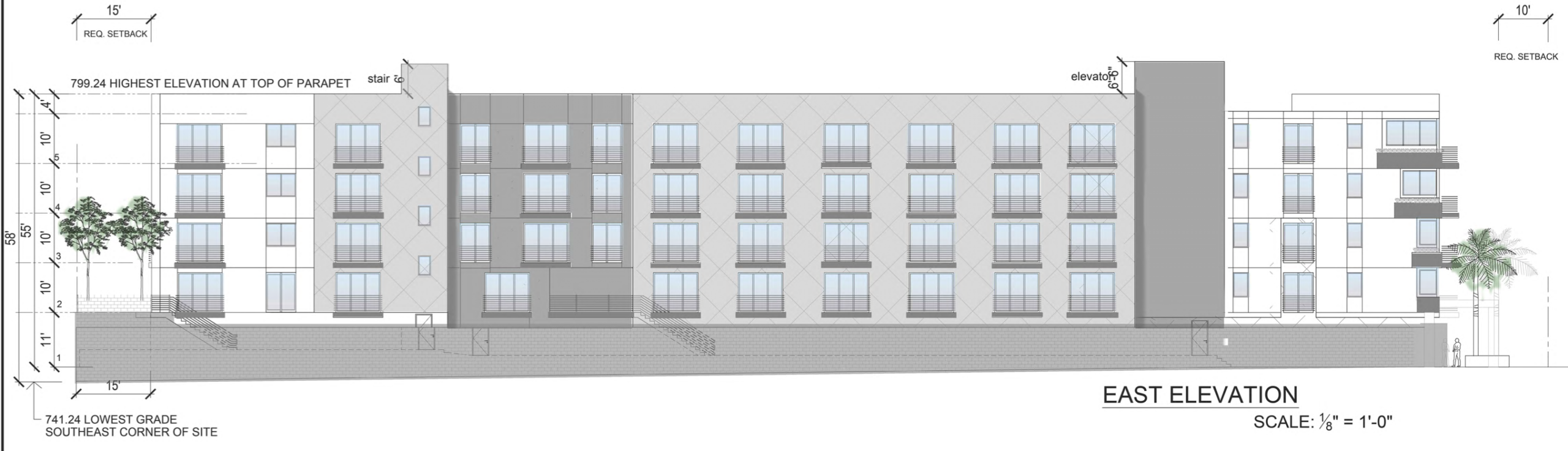 13610 Sherman Way East Elevation