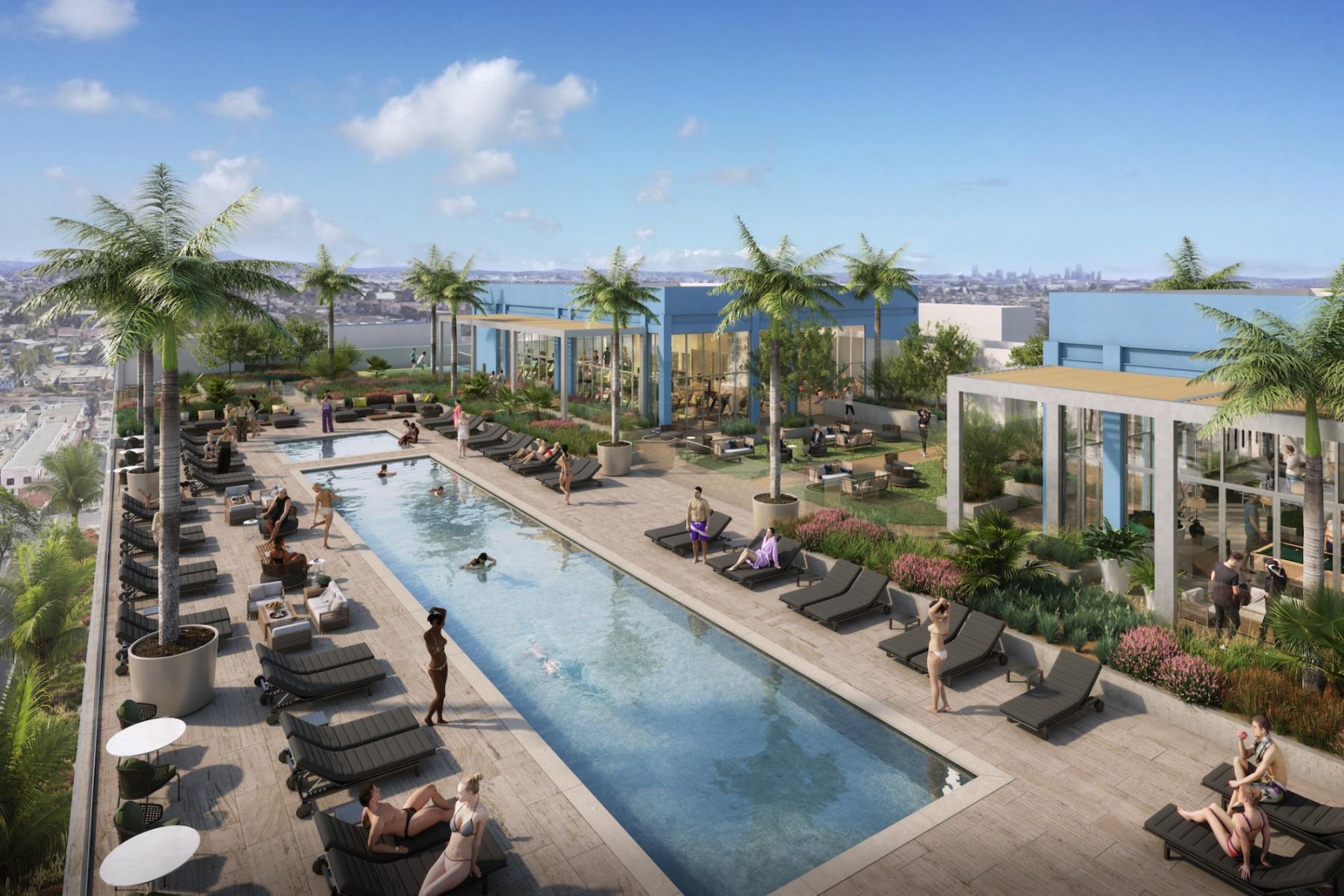 22107-22133 South Vermont Avenue Amenity Deck