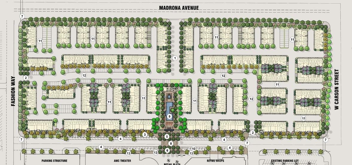 3405 West Carson Recreation Center Landscape Plan