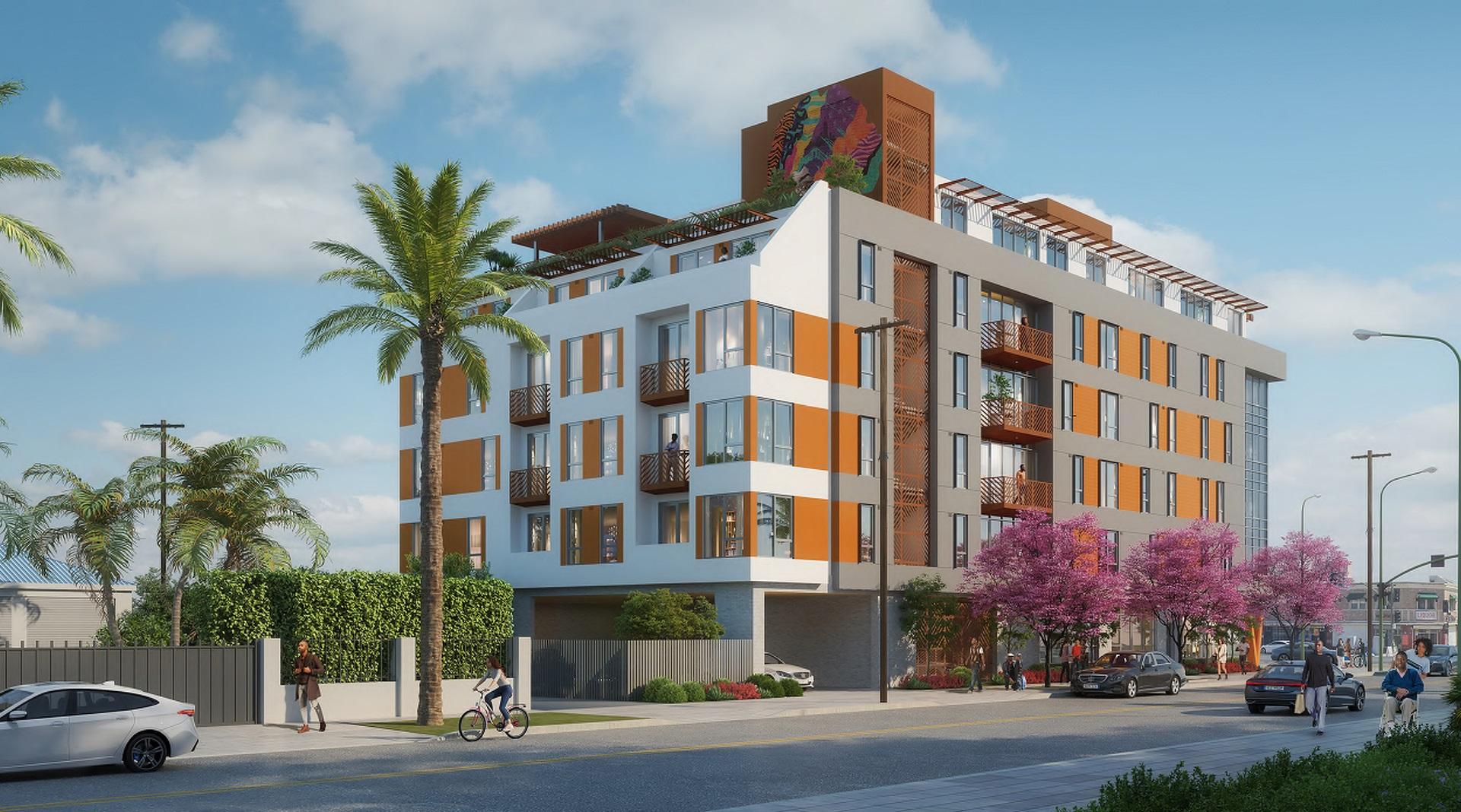 5365 S Crenshaw Boulevard from Northeast